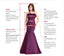 Mermaid Backless Spaghetti Straps Long Evening Prom Dresses, Sparkly Red Prom Dress, PM0312