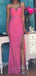 Sweetheart Side Slit Mermaid Long Evening Prom Dresses, Backless Strapless Lace Prom Dress, PM0922