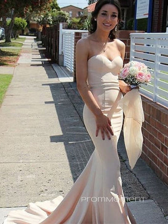 Elegant Sweetheart Mermaid Navy Blue Long Evening Prom Dresses, Cheap Custom Prom Dresses, PM0046