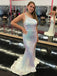 Morden Sparkly Sequins Mermaid Long Evening Prom Dresses, Cheap Custom One Shoulder Mermaid Prom Dresses, PM0089