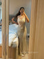 Gorgeous Sequins Spathetti Straps Mermaid Long Evening Prom Dresses, PM0206