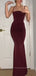 Simple Spsthetti Straps Mermaid Long Evening Prom Dresses, Popular Backless Prom Dress, PM0208