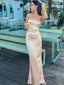 Mermaid Spaghetti Straps Long Evening Prom Dresses, Elegant Backless Prom Dress, PM0216