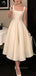 Elegant Satin Sleeveless A-line Straps Long Evening Prom Dresses, PM0327