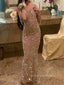 Sparkly Sequins Mermaid Sweetheart Long Evening Prom Dresses, PM0357