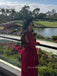 Sweetheart Long Sleeves Mermaid Long Evening Prom Dresses, Elegant Red Side Slit Prom Dress, PM0370 (Copy)