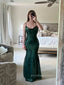 Popular Sequins Spaghetti Straps Mermaid Long Evening Prom Dresses, Backless Sleeveless Prom Dress, PM0529