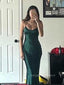 Simple Spaghetti Straps Mermaid Long Evening Prom Dresses, Beautiful Backless Satin Prom Dress, PM0530