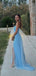 Strapless Side Slit Sleeveless Long Evening Prom Dresses, Gorgeous Backless Prom Dress, PM0534