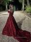 Formal Floor-length Sequins Off Shoulder Long Evening Prom Dresses, A-line Prom Dress, PM0557