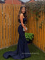 Strapless Sleeveless Mermaid Long Evening Prom Dresses, Popular Backless Prom Dress, PM0558