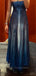 Spaghetti Straps Sleeveless Long Evening Prom Dresses, Backless Tulle Satin Prom Dress, PM0587