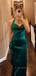 V-neck Straps Sleeveless Halter Mermaid Long Evening Prom Dresses, Backless Prom Dress, PM0601
