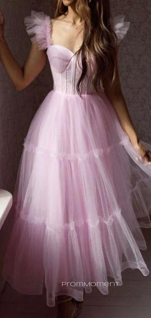 Beautiful A-line Straps Long Evening Prom Dresses, Sleeveless Backless Prom Dress, PM0674