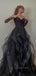 V-neck A-line Strapless Long Evening Prom Dresses, Backless Sleeveless Prom Dress, PM0678
