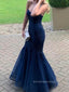 Sweetheart Strapless Sheath Mermaid Long Evening Prom Dresses, Sleeveless Backless Prom Dress, PM0732