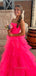 Lovely A-line Strapless Long Evening Prom Dresses, Sleeveless Backless Prom Dress, PM0740