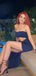 Strapless Sleeveless Side Slit Short Mermaid Evening Prom Dresses, Sexy Backless Dress, PM0747