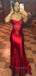 Sweetheart Strapless Sleeveless Red Long Evening Prom Dresses, Floor-length Backless Prom Dress, PM0770