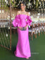 Sleeves Off Shoulder Mermaid Long Evening Prom Dresses, Strapless Beautiful Prom Dress, PM0785