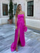 Spaghetti Straps High Slit Elegant Long Evening Prom Dresses, Sleeveless Backless Prom Dress, PM0823