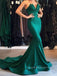 V-neck Strapless Sheath Mermaid Long Evening Prom Dresses, Sleeveless Floor-length Prom Dress, PM0852