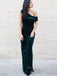 Elegant Velvet Mermaid Off Shoulder Long Evening Prom Dresses, Side Slit Prom Dress, PM0903