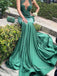 Formal Mermaid See Through Long Evening Prom Dresses, Floor-length Prom Dress, PM0921