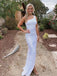 Sparkly Mermaid One Shoulder Sequins Long Evening Prom Dresses, PM1072